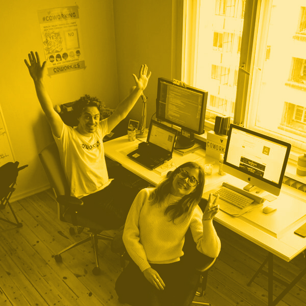 Pauline Roussel and Dimitar Inchev, the authors of Around the World in 250 Coworking Spaces